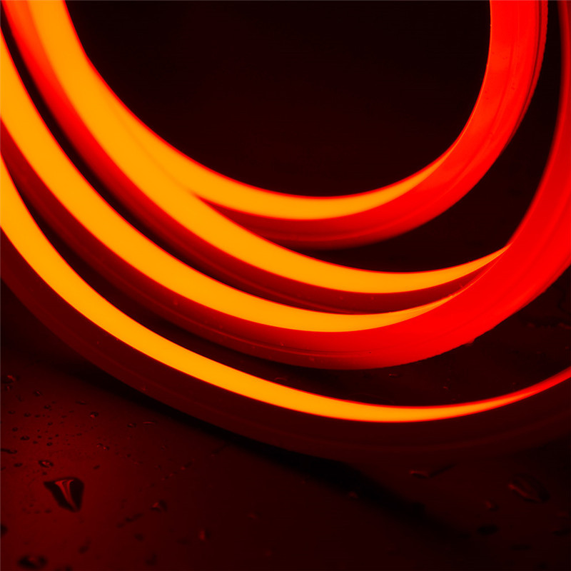 DC24V 16.4Ft 12*12mm Top Lighting Waterproof Multi-Color Optional Flexible LED Neon Light for Outdoor Lighting DC24V 16.4Ft 12*12mm Top Lighting Waterproof Multi-Color Optional Flexible LED Neon Light for Outdoor Lighting